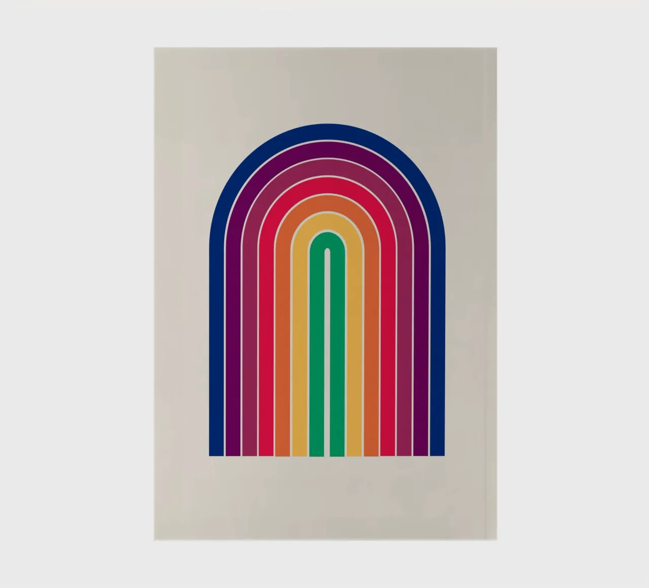 Gradient Boho Arch notebook by Paigaam Studio