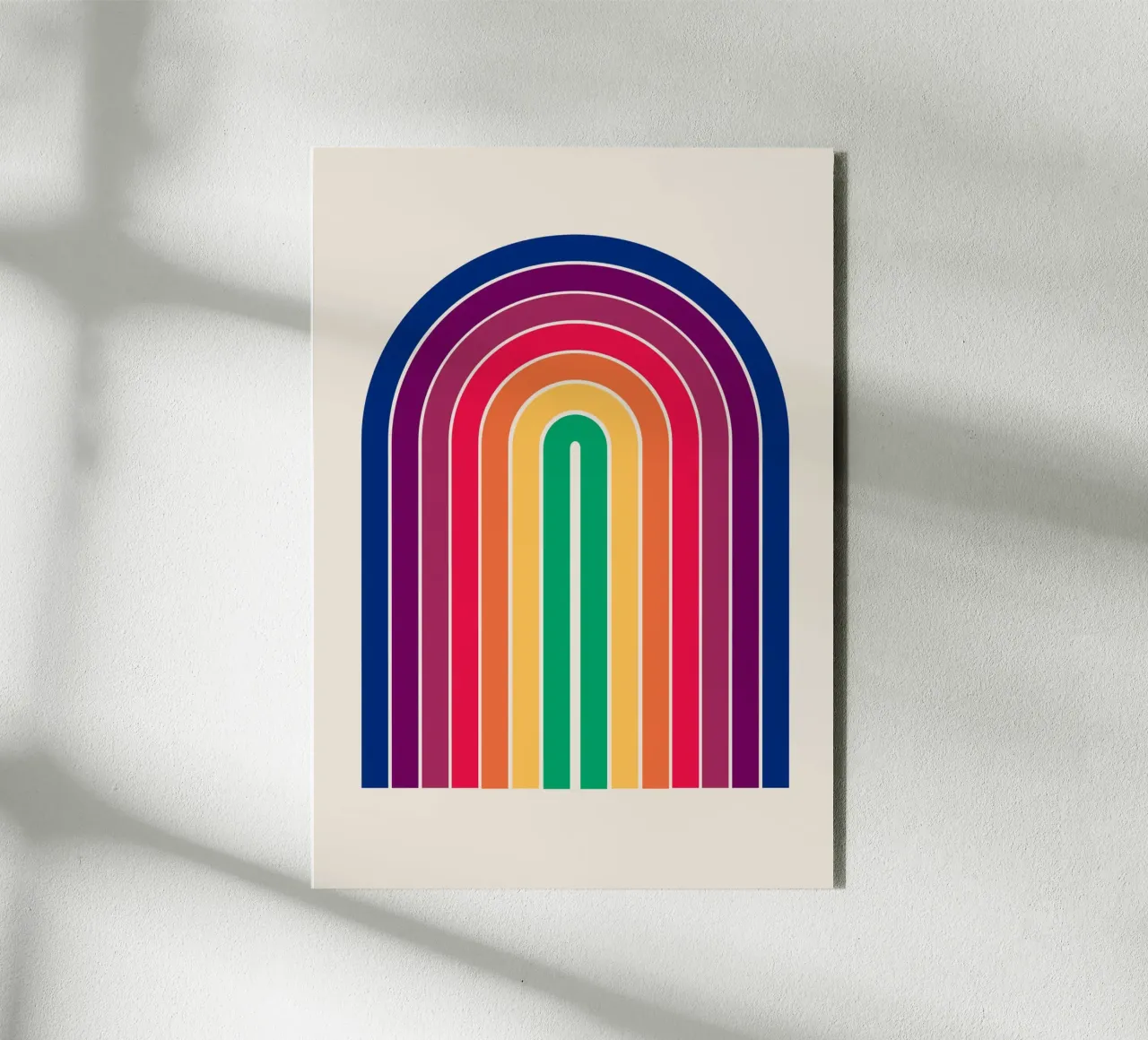 Gradient Boho Arch alu-dibond by Paigaam Studio