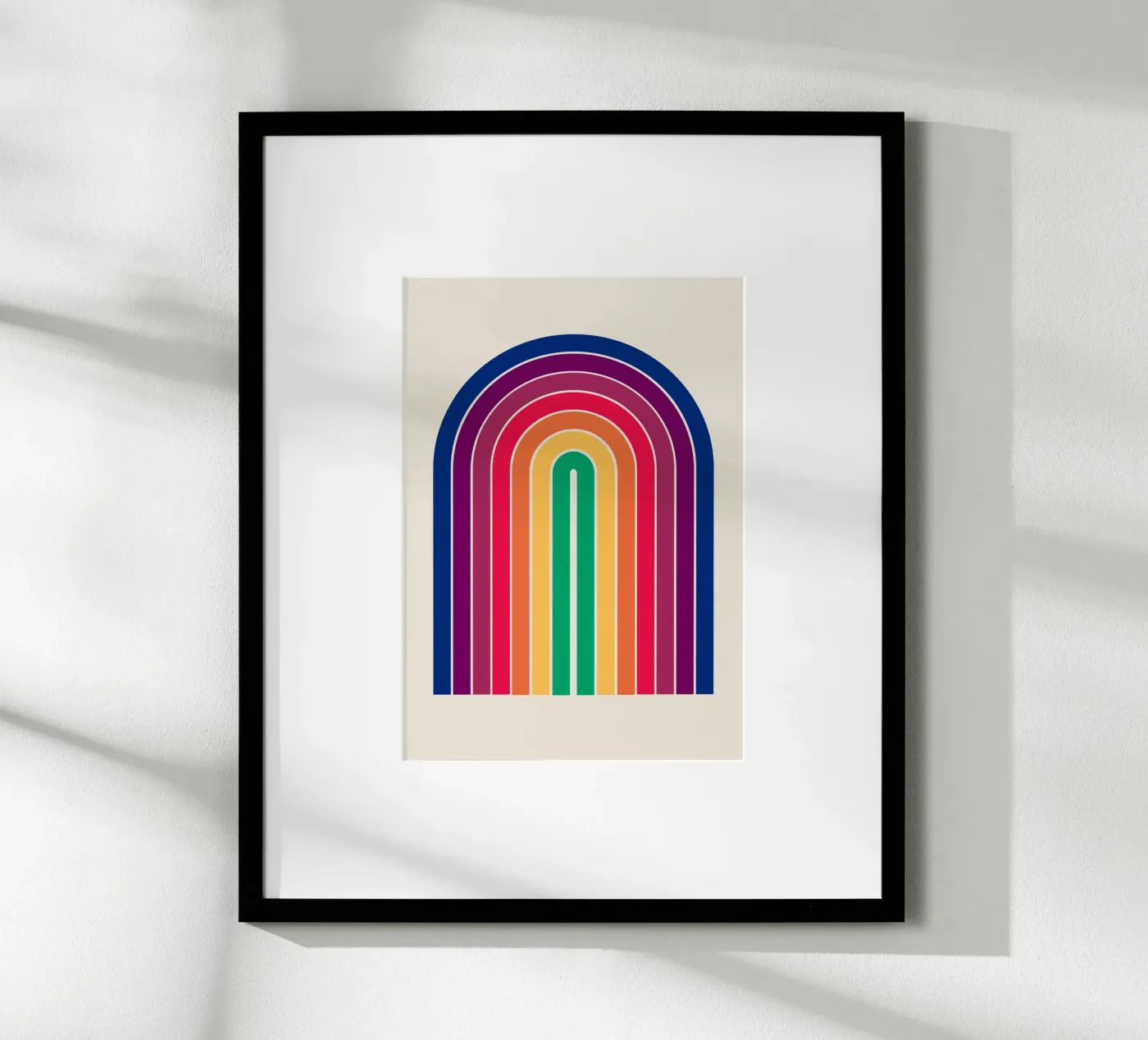 Gradient Boho Arch Poster von Paigaam Studio