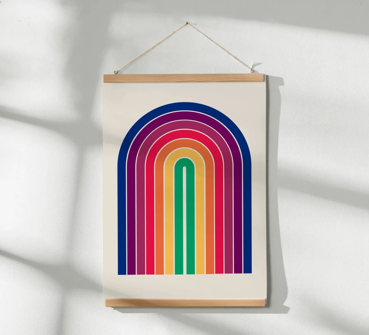 Verloop Boho Boog poster van Paigaam Studio