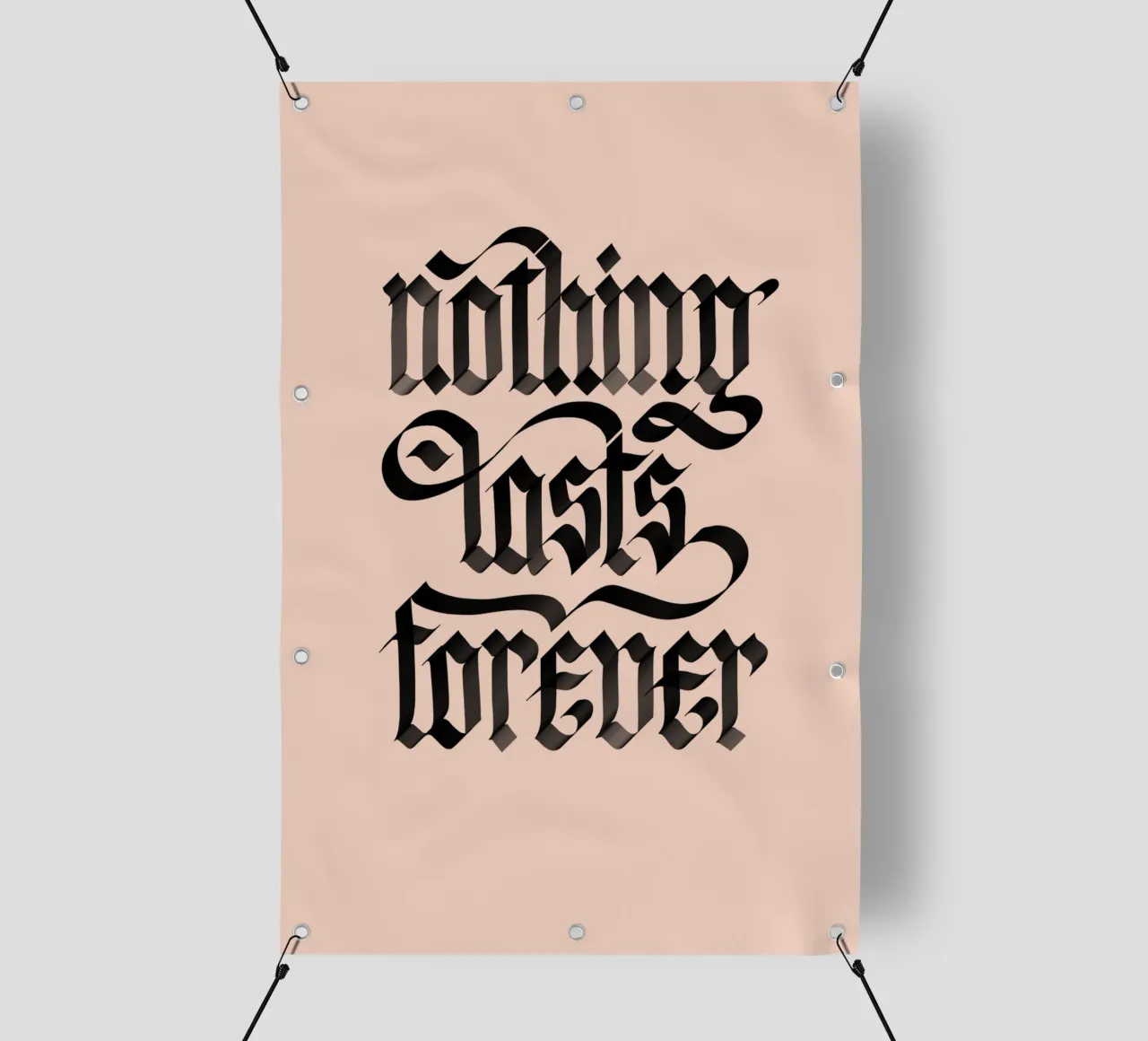 Nothing Lasts Forever telo in pvc da Magnific