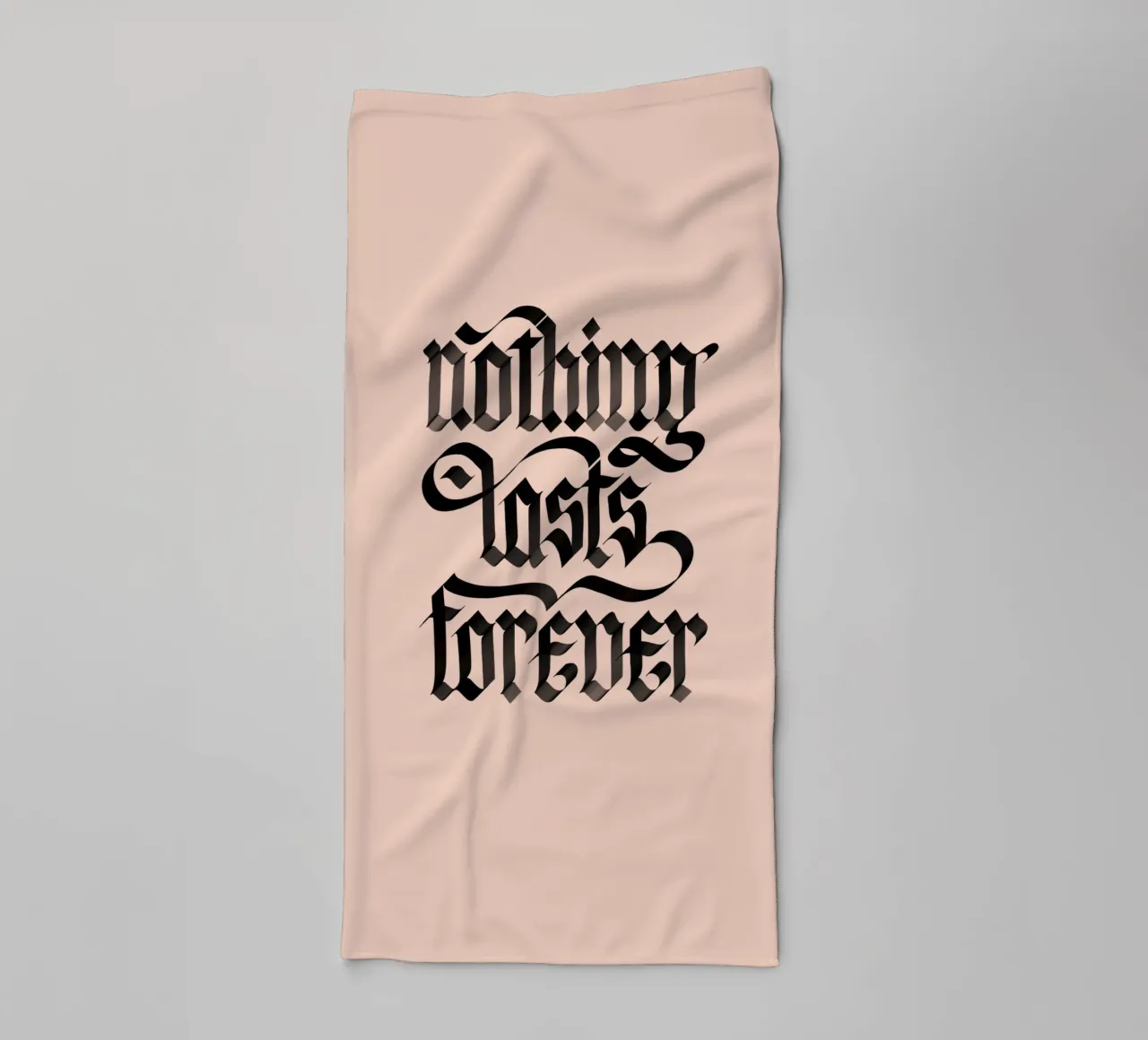 Nothing Lasts Forever Handtuch von Magnific