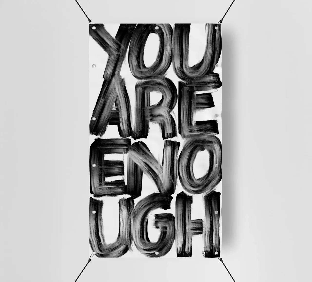 You Are Enough telo in pvc da Magnific