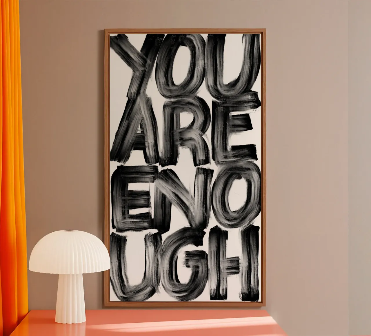 You Are Enough alluminio dibond da Magnific