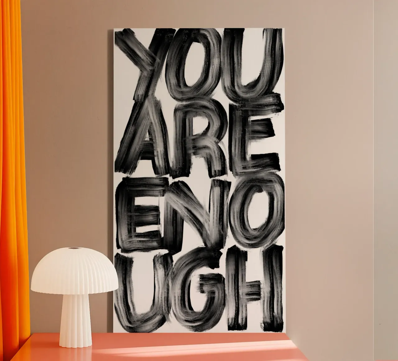 You Are Enough tela con Cornice a cassetta da Magnific