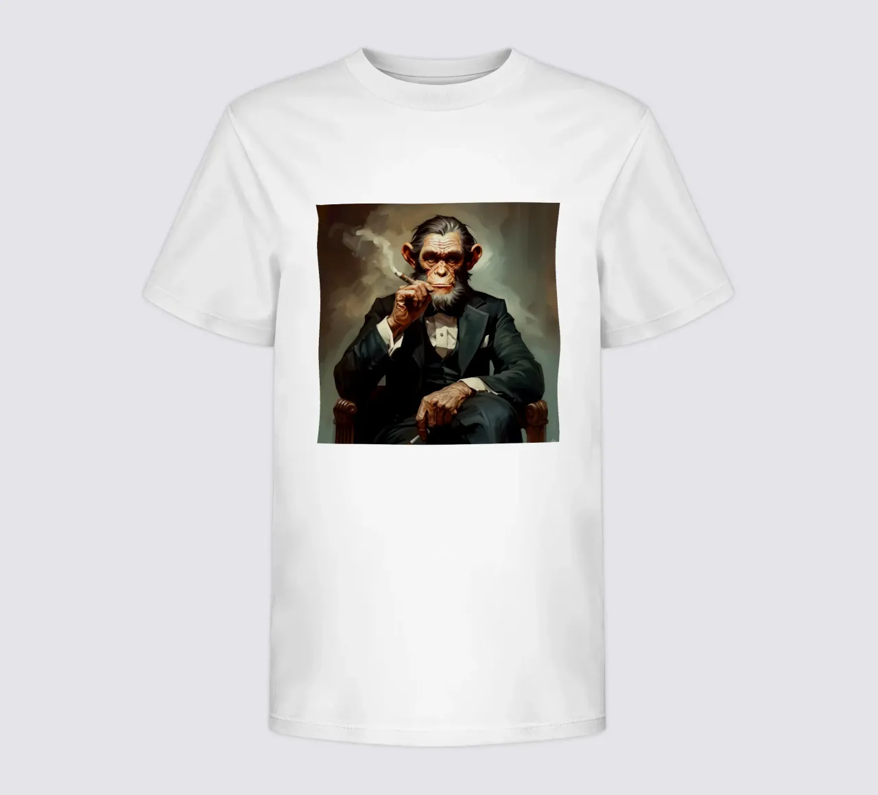Cigar kids t-shirt by Art Unleashed