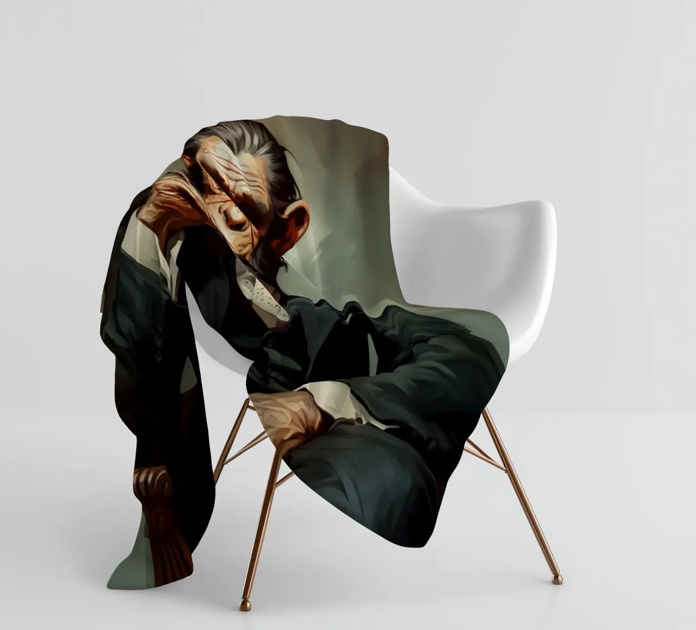 Cigar Fleecedecke von Art Unleashed