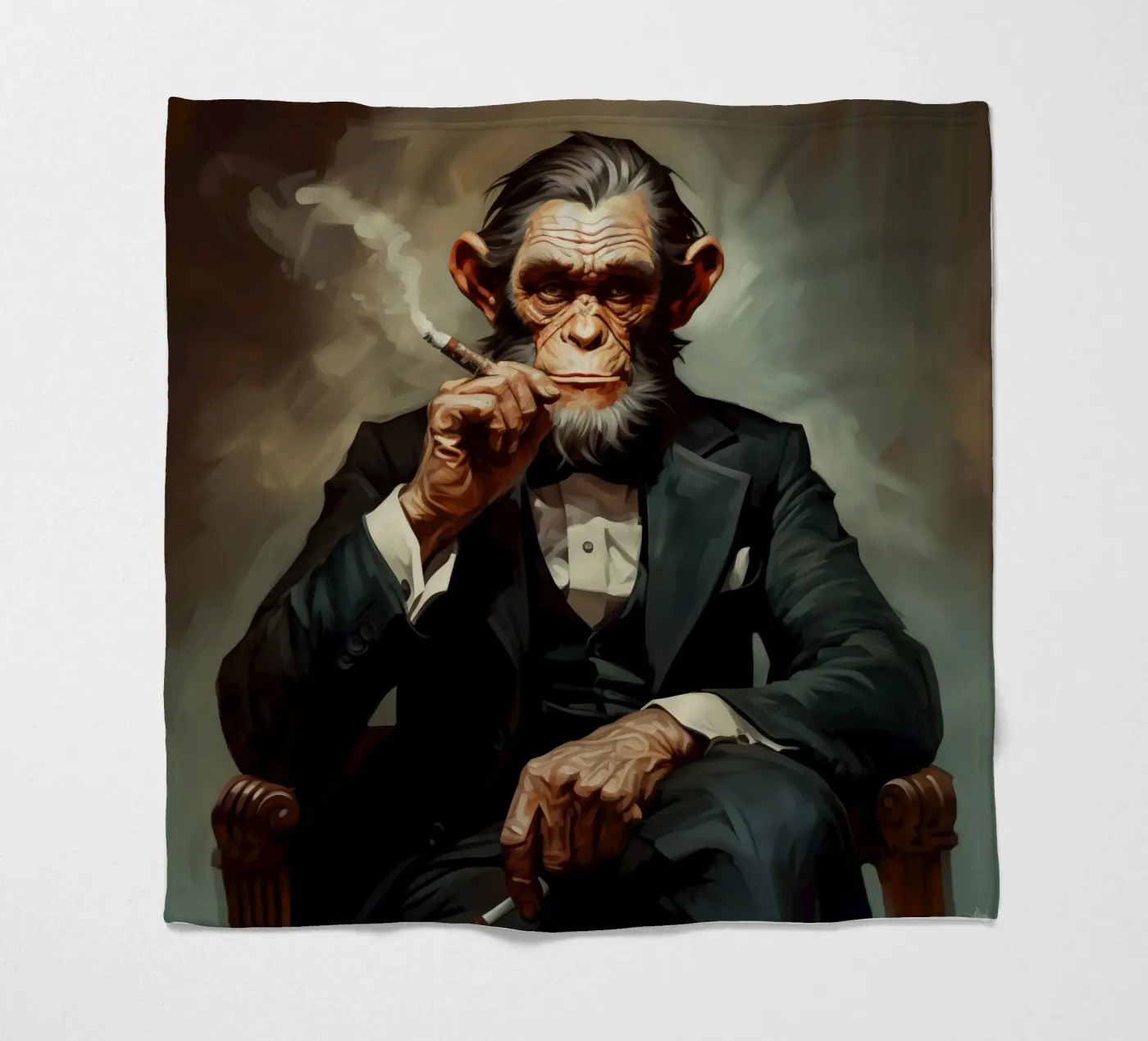 Cigar Fleecedecke von Art Unleashed