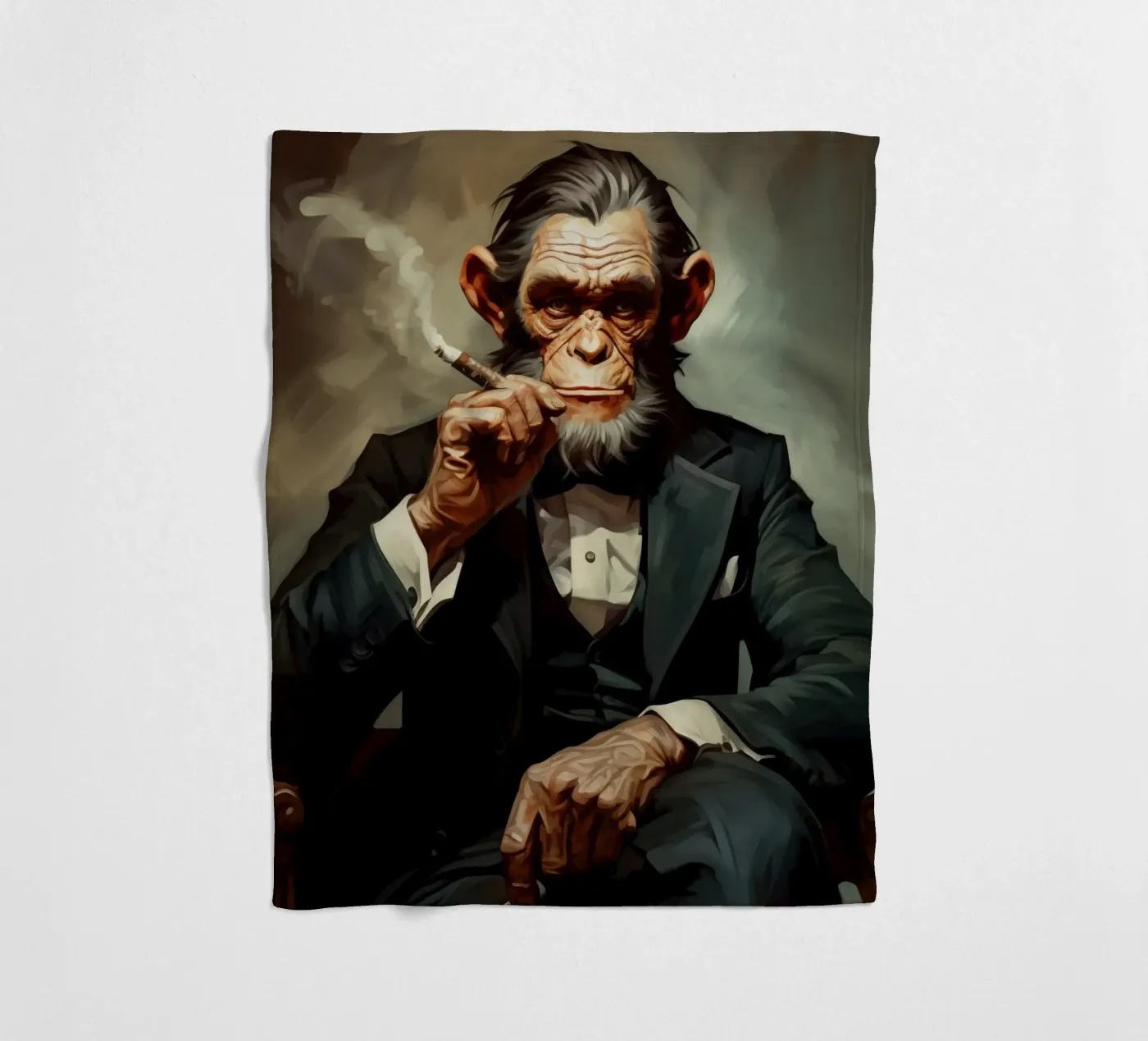 Cigar Fleecedecke von Art Unleashed