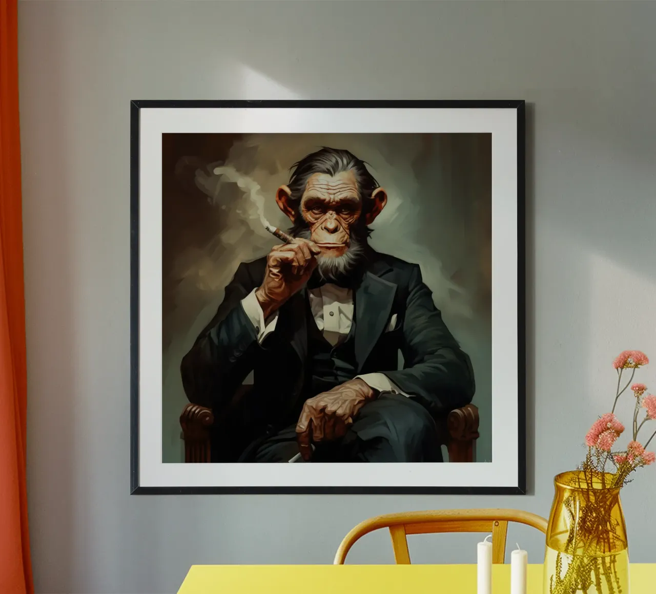 Cigar poster con telaio in plastica da Art Unleashed