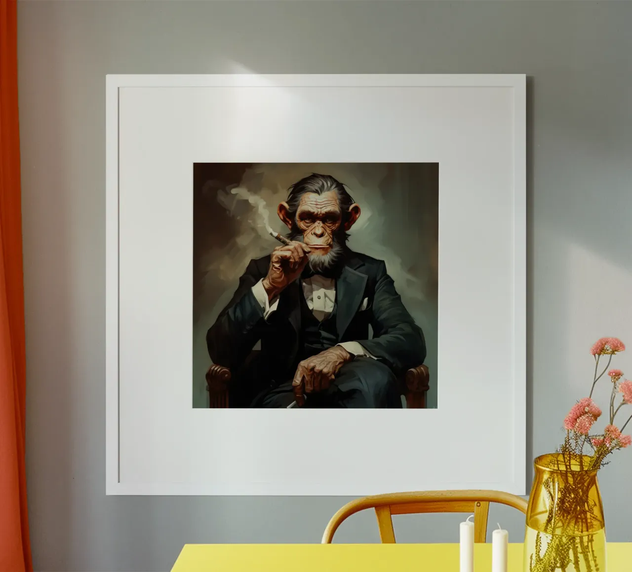 Cigar poster con telaio in plastica da Art Unleashed