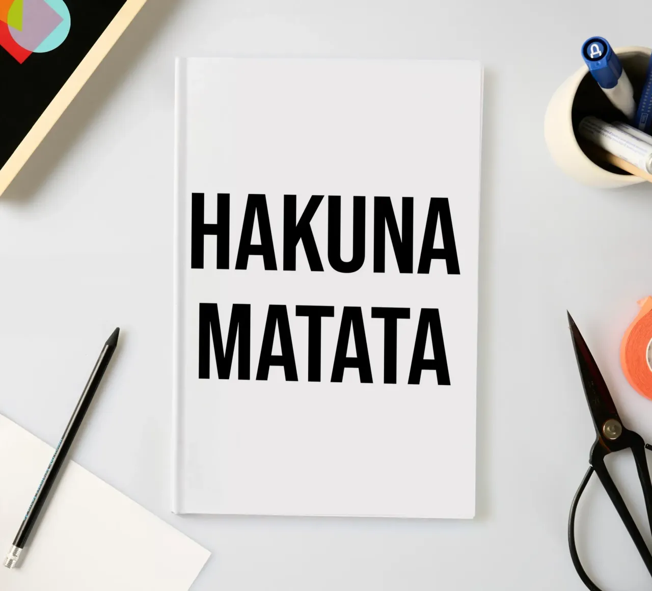 Hakuna Matata quotas notebook by Paigaam Studio