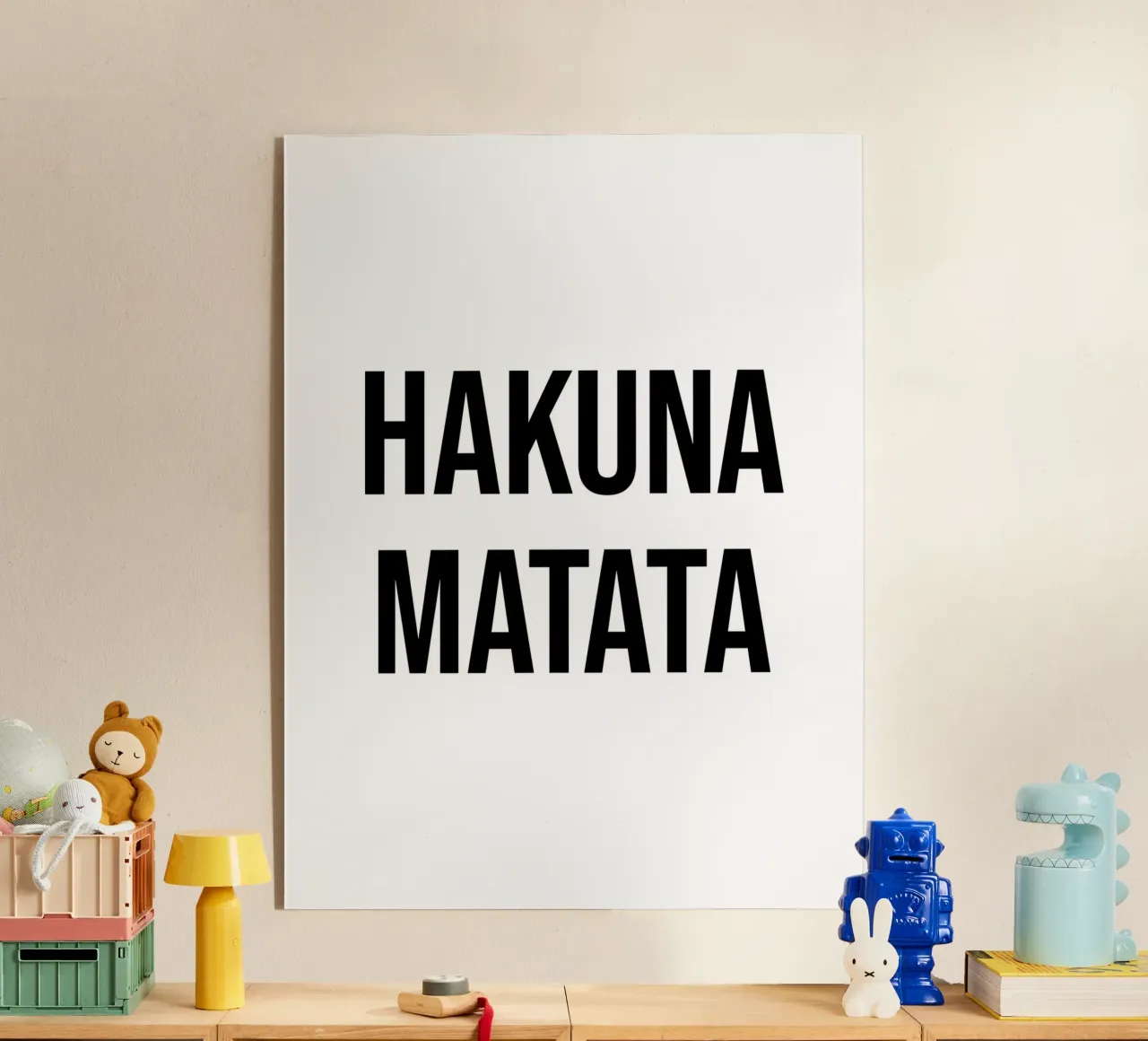 Hakuna Matata quote plexiglass da Paigaam Studio