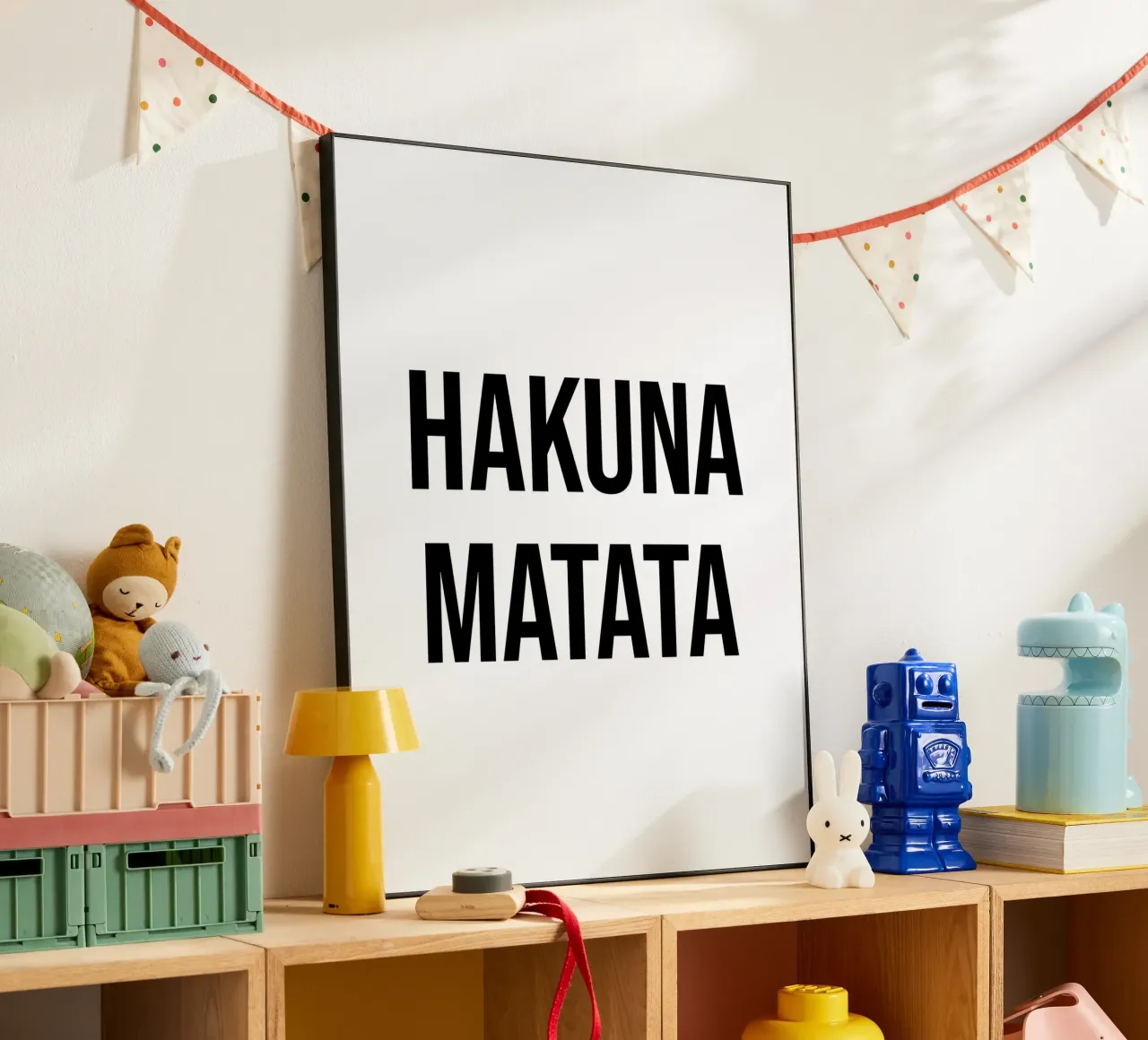 Hakuna-Matata-Quoten Forex-Platte von Paigaam Studio