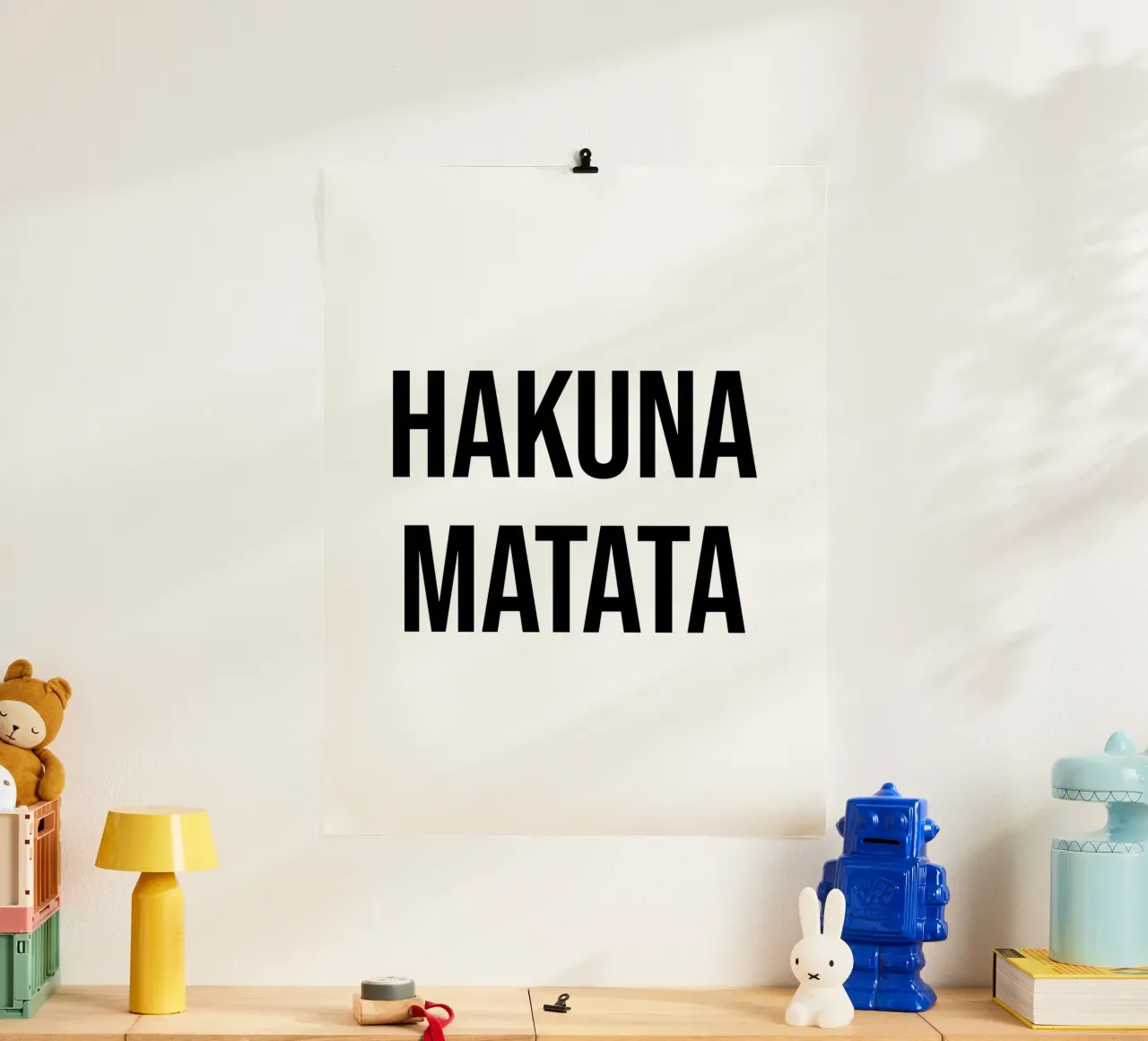 Hakuna Matata quote carta hahnemühle da Paigaam Studio