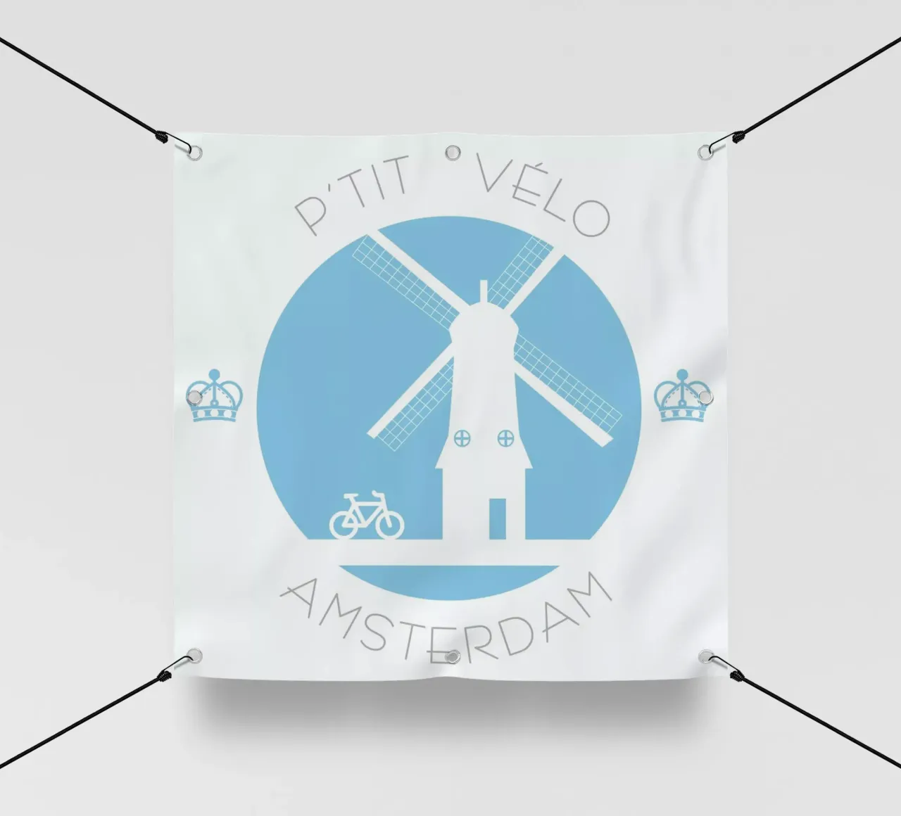 Amsterdam couleur telo in pvc da P'tit Vélo