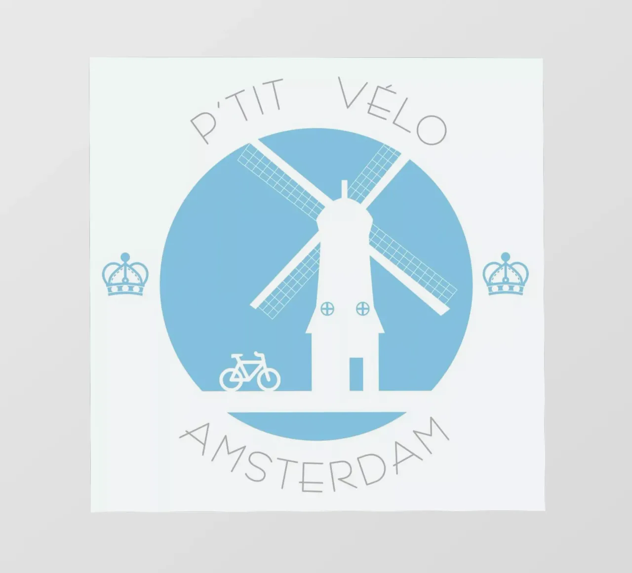 Amsterdam couleur telo in pvc da P'tit Vélo