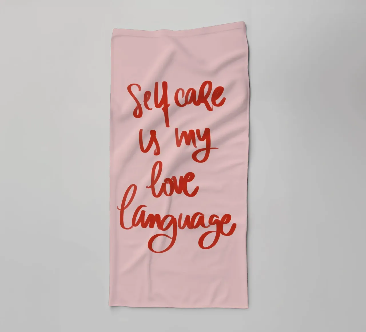 Self Care is my Love Language asciugamano da bagno da Magnific