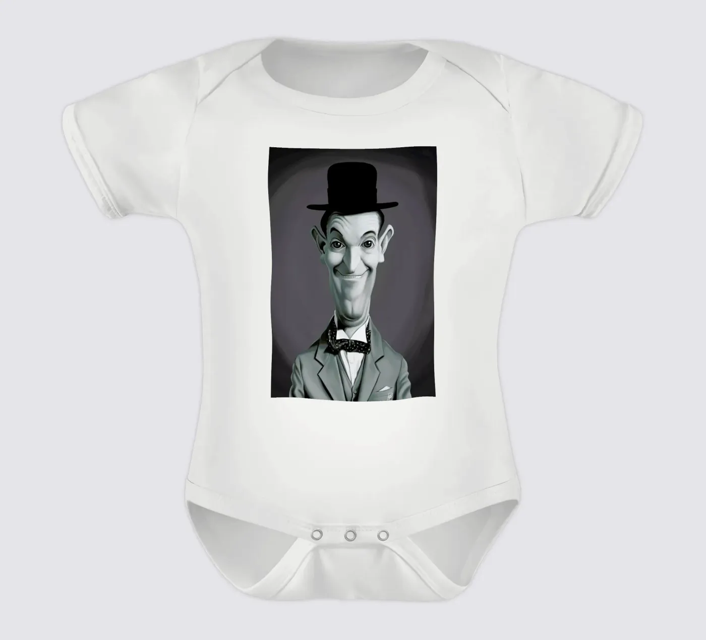 Stan Laurel body bébé de Rob Art | Illustration