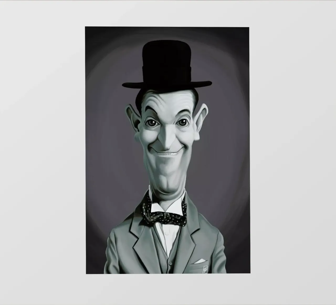 Stan Laurel pellicola backlit da Rob Art | Illustration