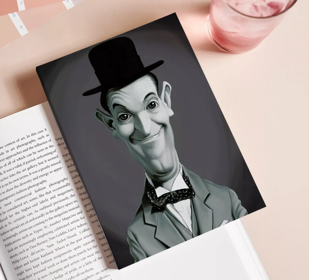 Stan Laurel notebook by Rob Art | Illustration