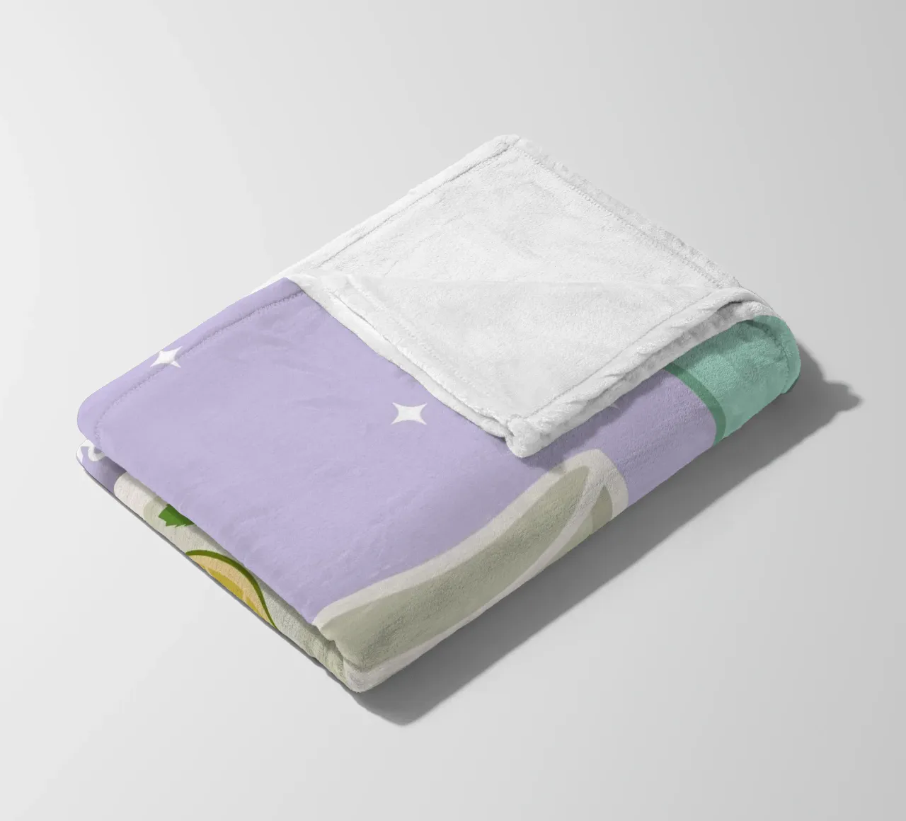 Gin & Tonic Cocktail Print, Gin Tonic Print, Bar Cart Decor fleece blanket by pdigitalprints