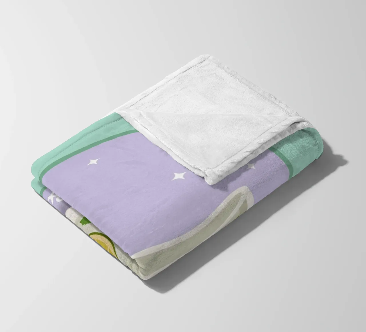 Gin & Tonic Cocktail Print, Gin Tonic Print, Bar Cart Decor fleece blanket by pdigitalprints