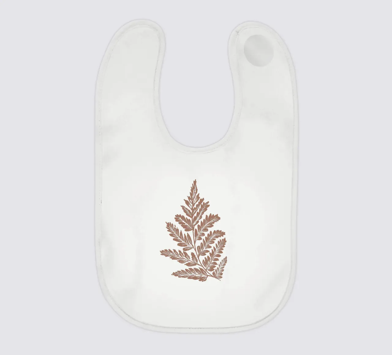 Simple Leaf Mocha Mousse bavaglino da anisillustration