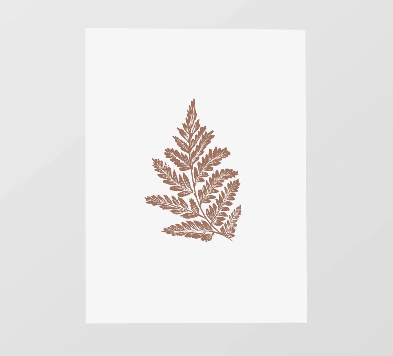 Simple Leaf Mocha Mousse pellicola backlit da anisillustration