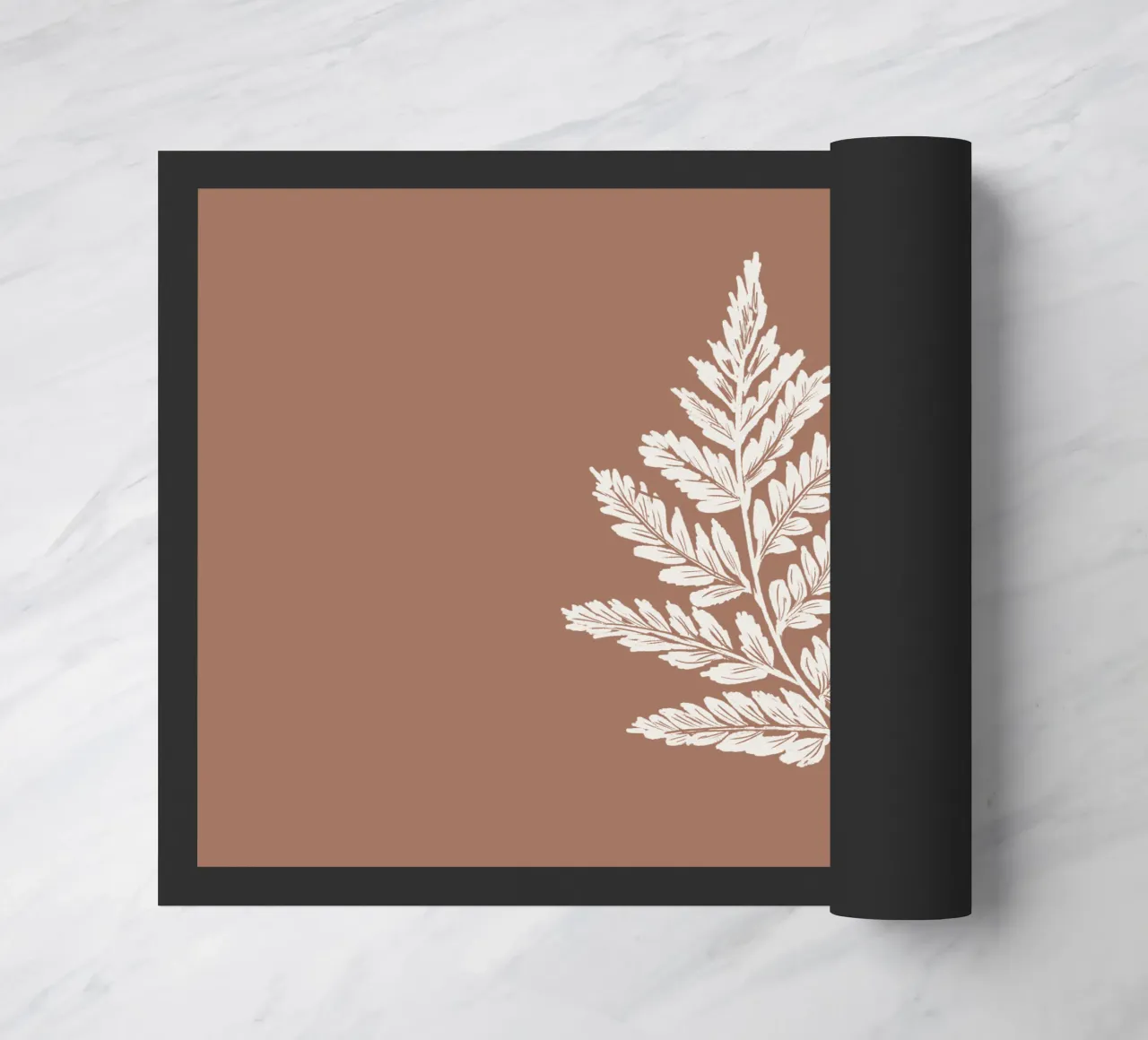 Simple Leaf Mocha Mousse zerbino da anisillustration