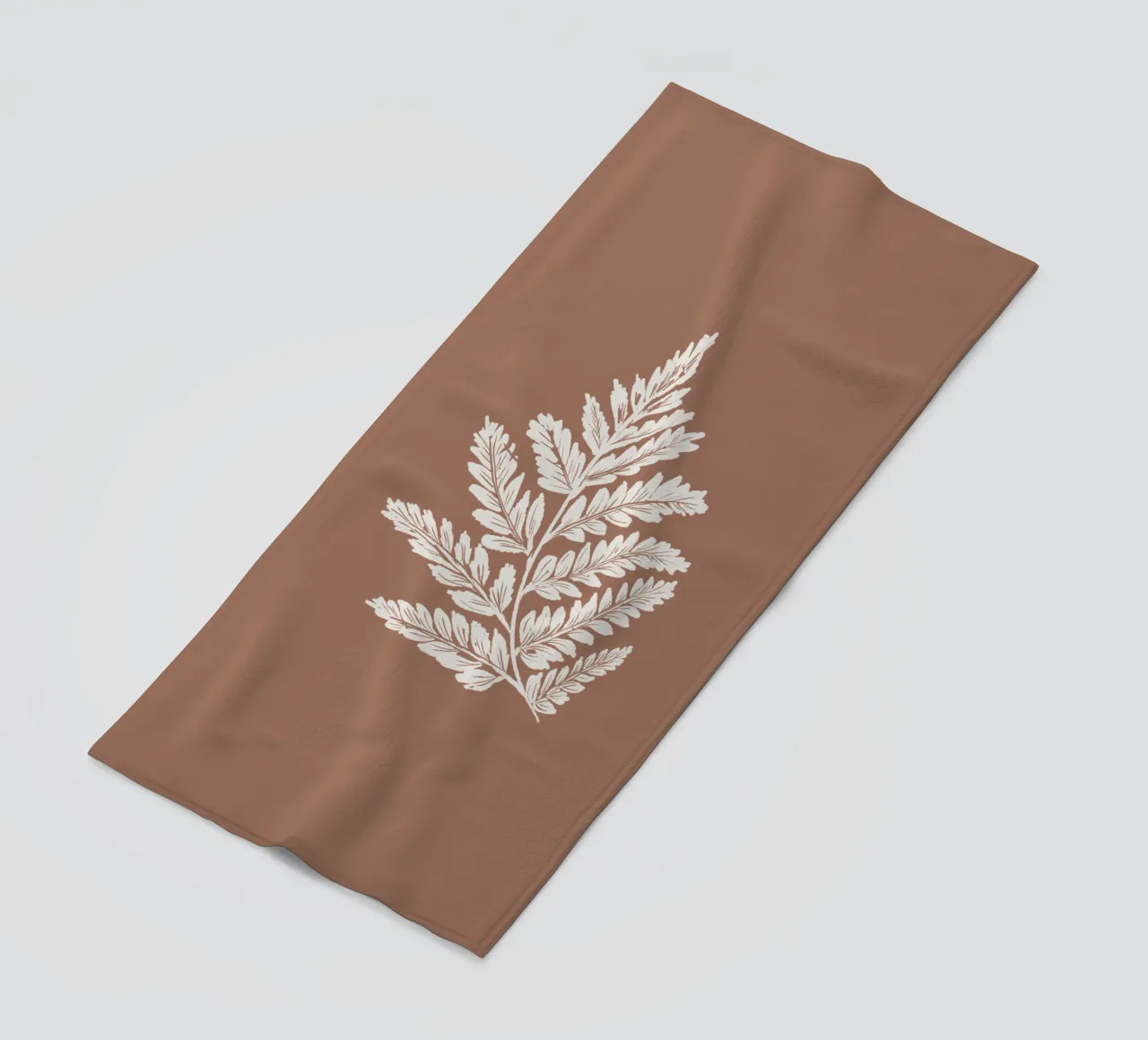 Simple Leaf Mocha Mousse telo mare da anisillustration