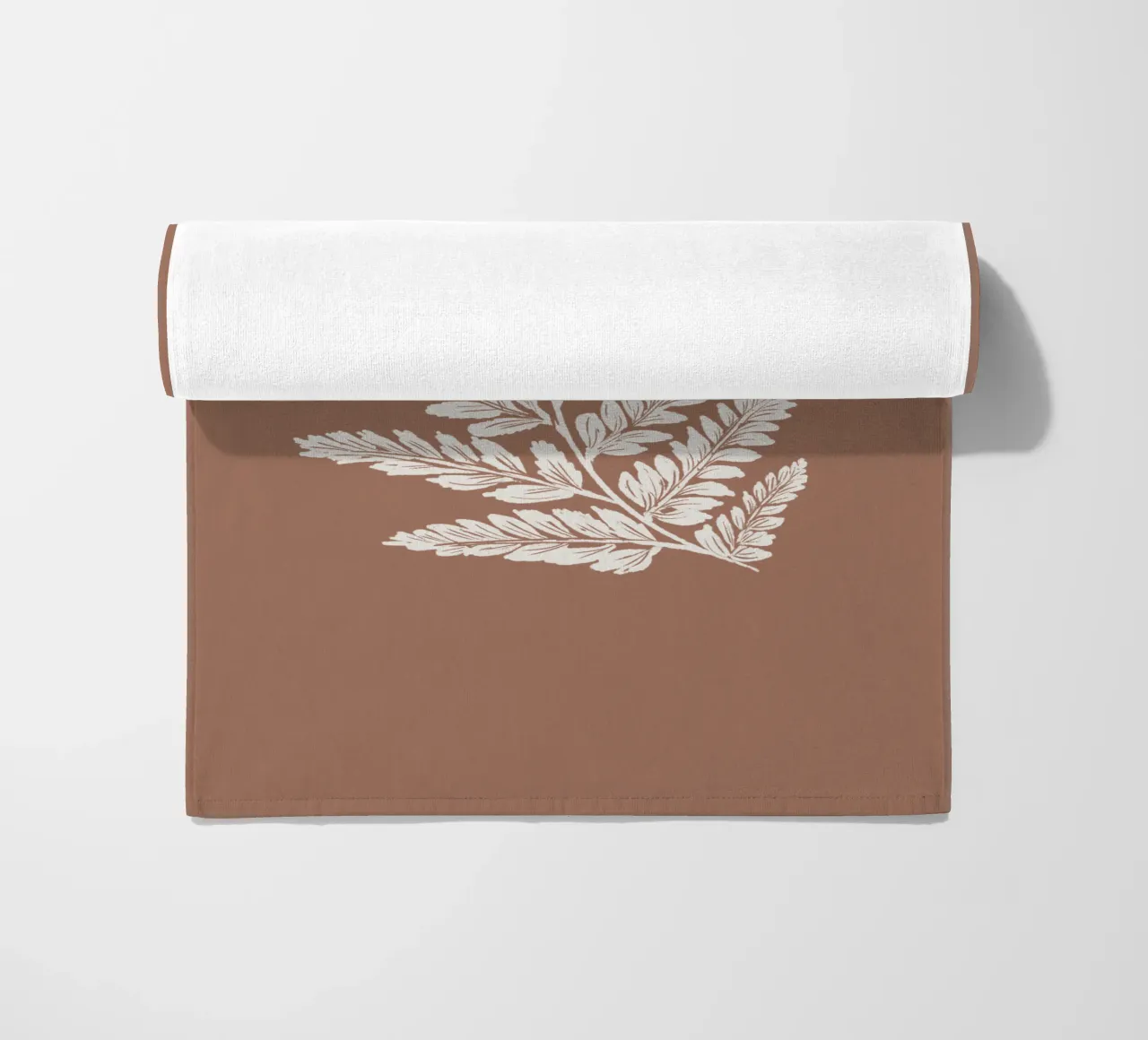 Simple Leaf Mocha Mousse telo mare da anisillustration