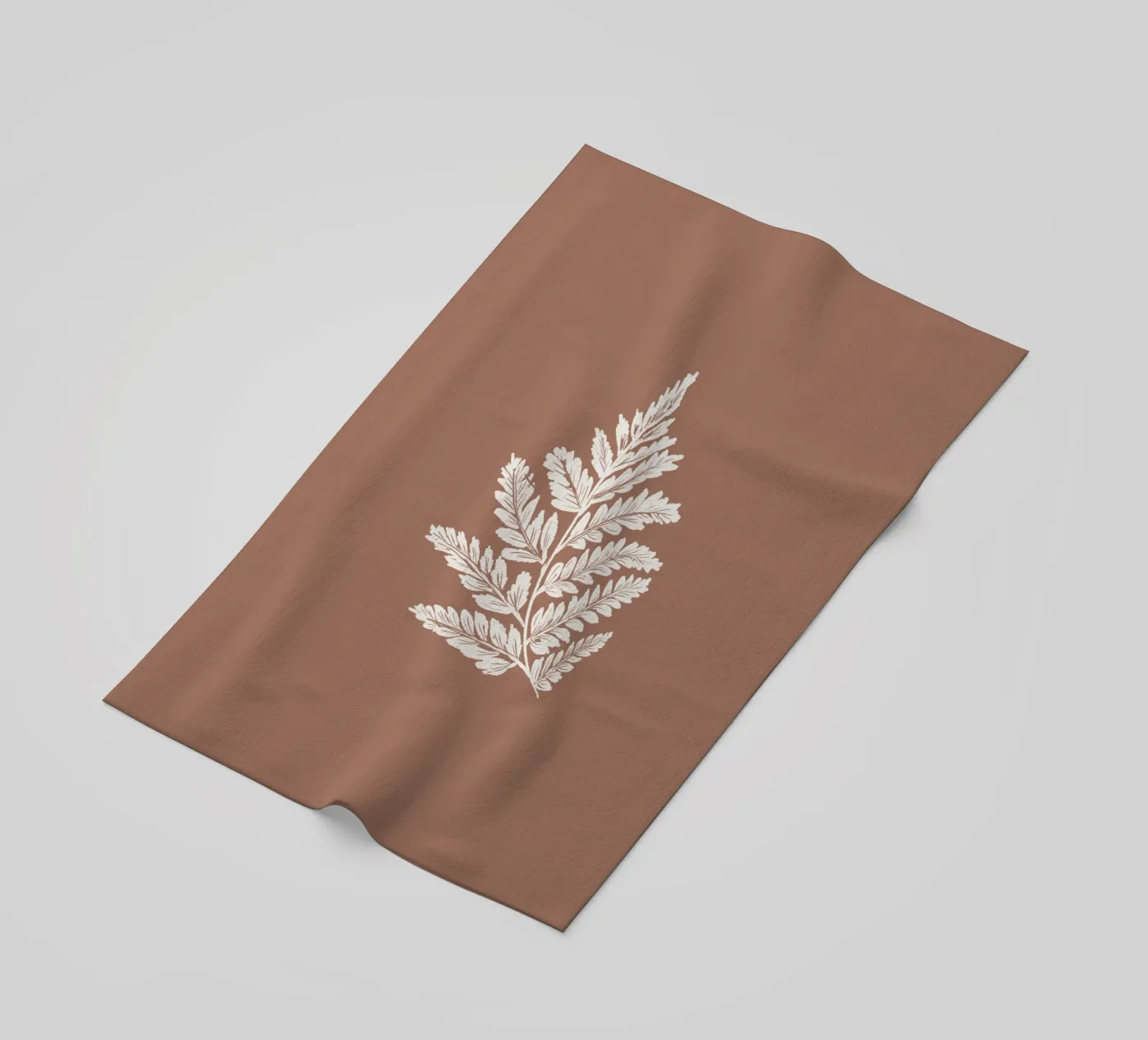 Simple Leaf Mocha Mousse telo mare da anisillustration