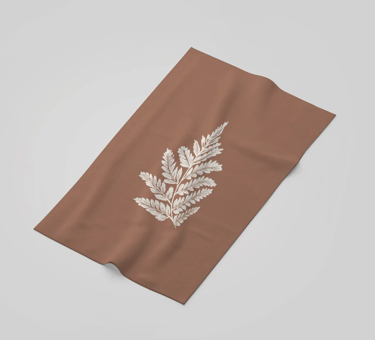 Simple Leaf Mocha Mousse telo mare da anisillustration