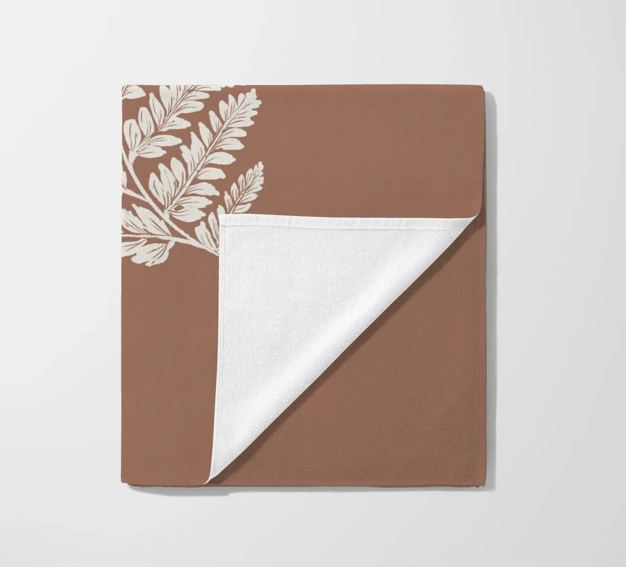 Simple Leaf Mocha Mousse telo mare da anisillustration