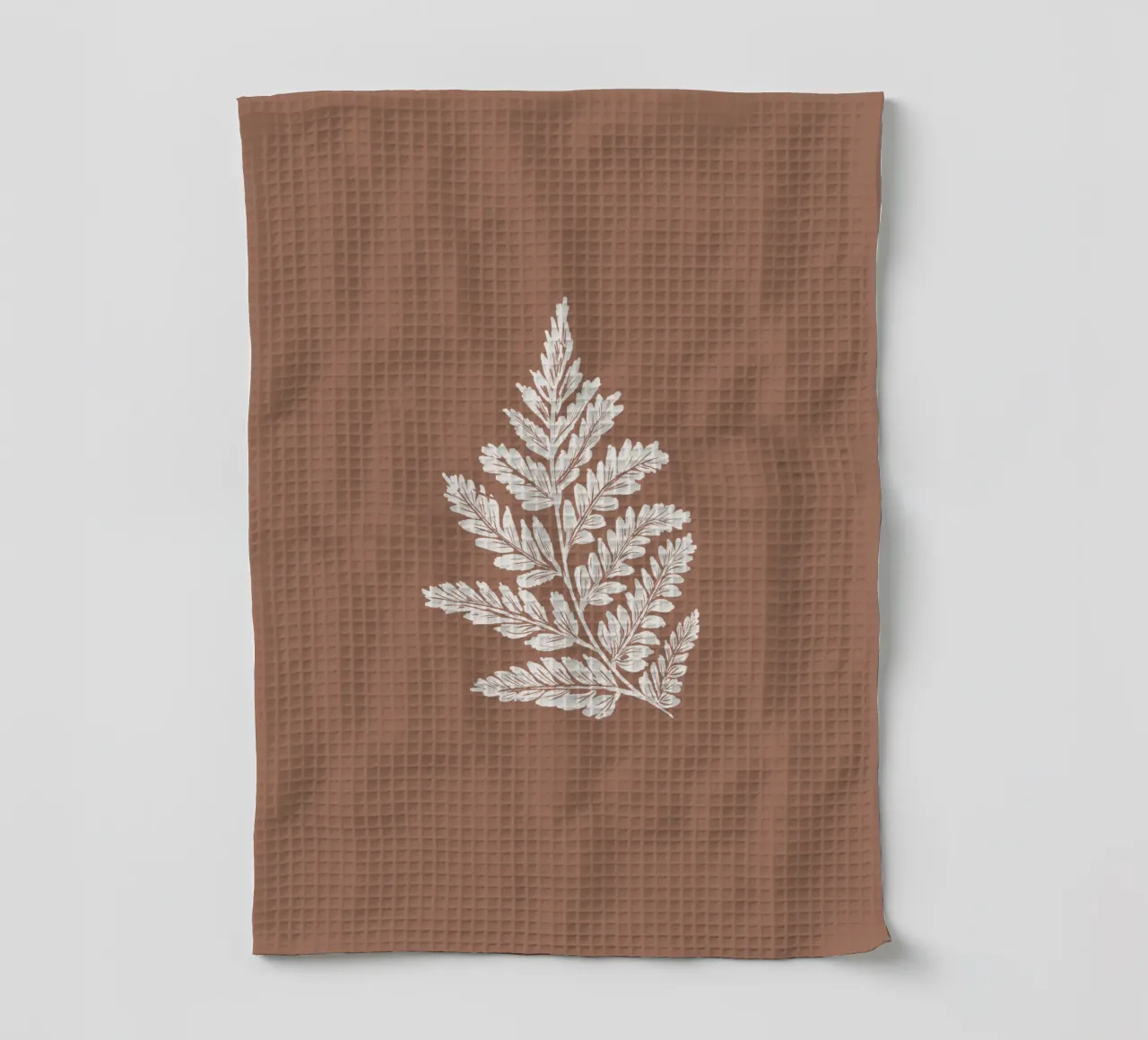 Simple Leaf Mocha Mousse torchon de anisillustration