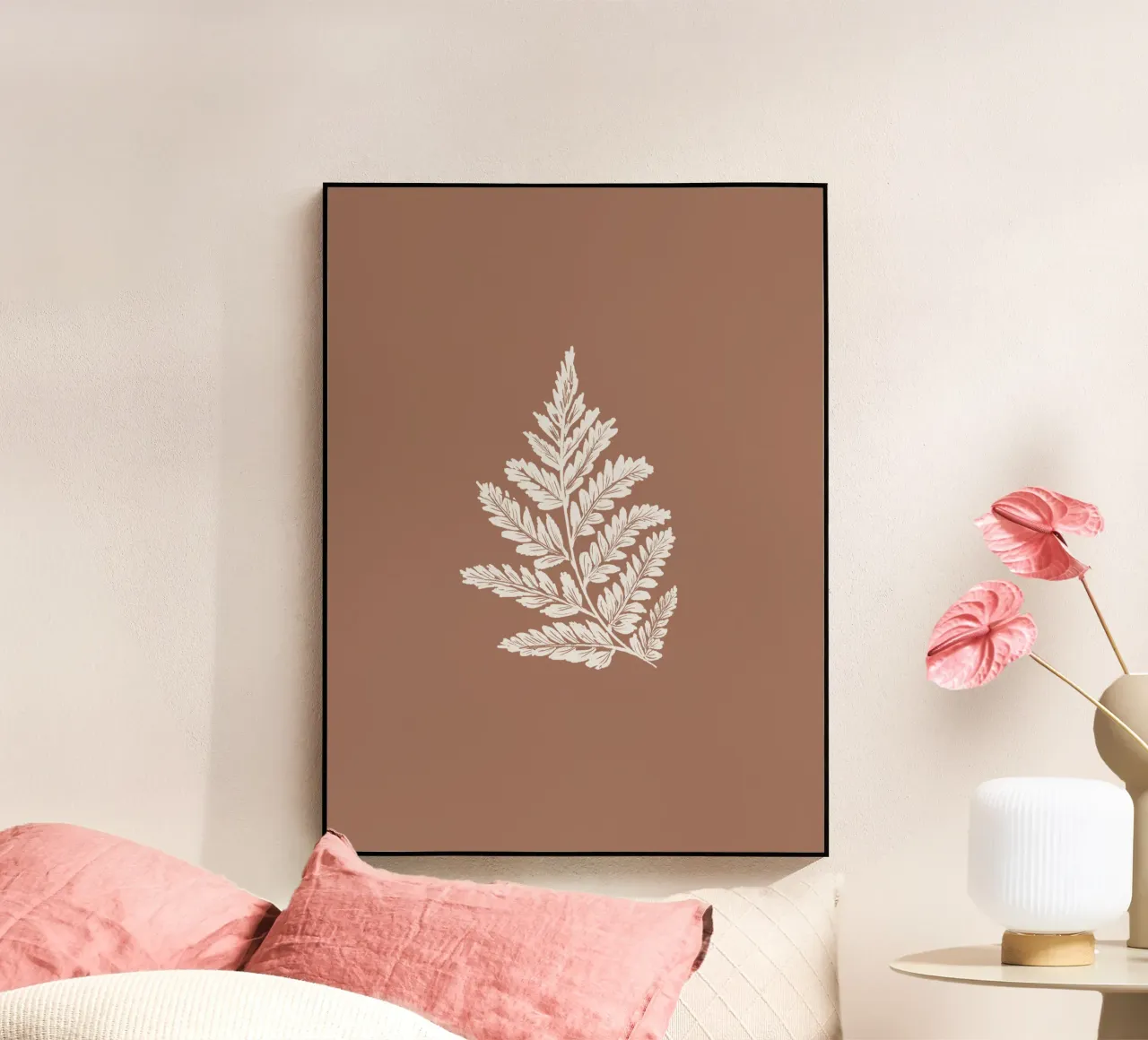 Simple Leaf Mocha Mousse plexiglass da anisillustration