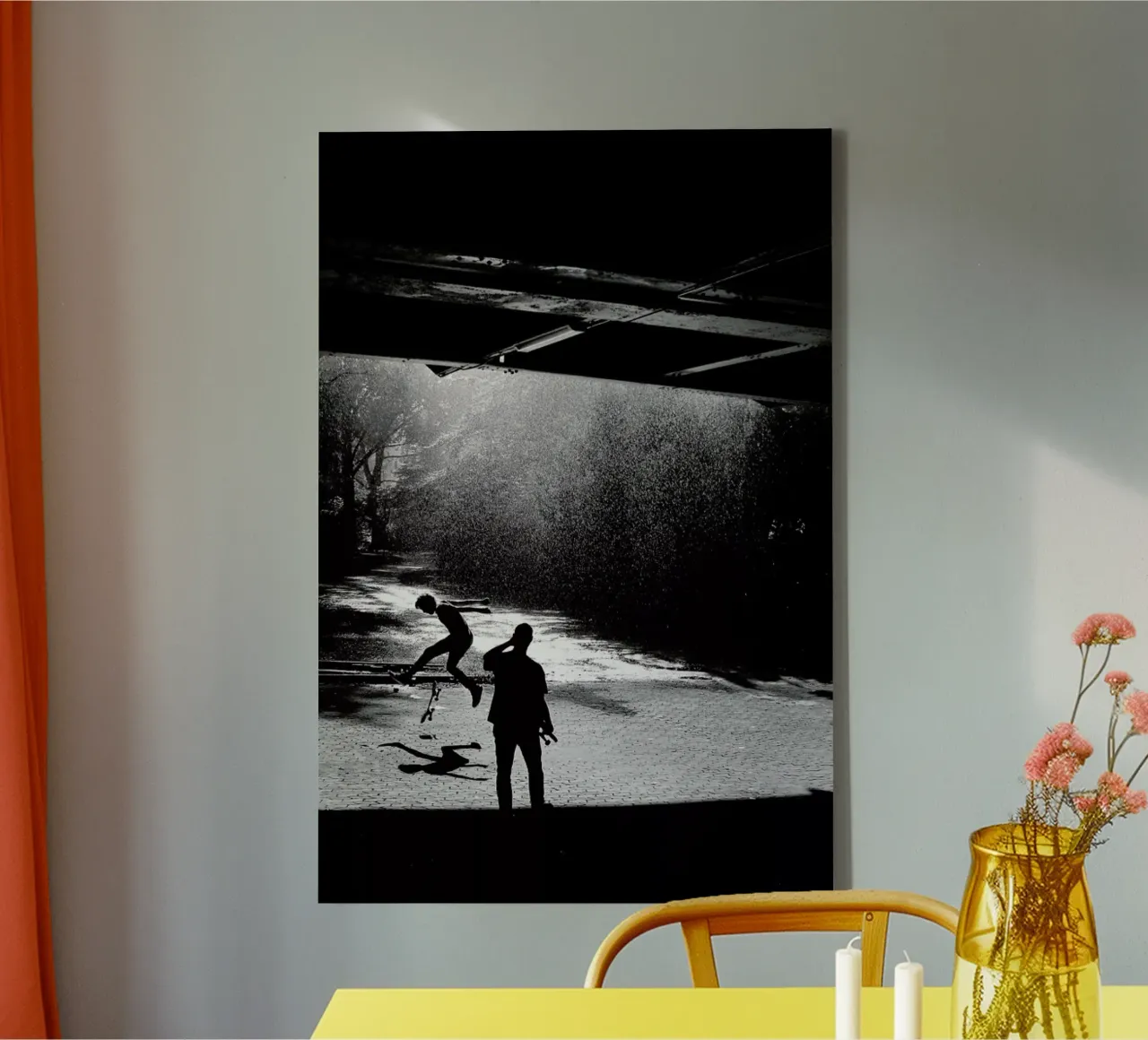 360° Flip x Dry Spot canvas met Baklijst van Philipp Reinhard