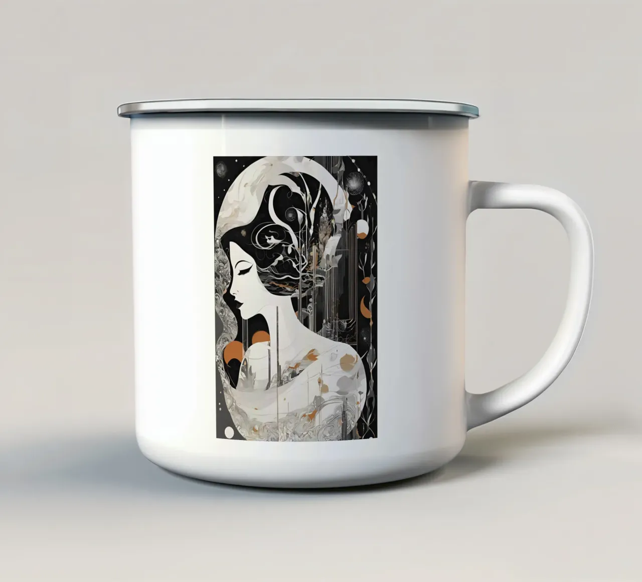 Magic 1 tazza in smalto da Rezh creations