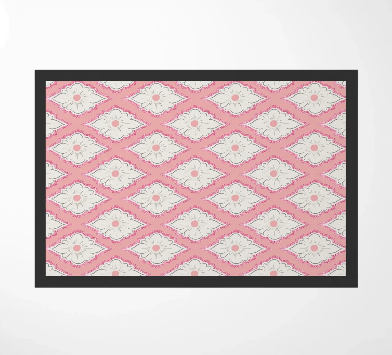 Pink Geometric Pattern zerbino da anisillustration