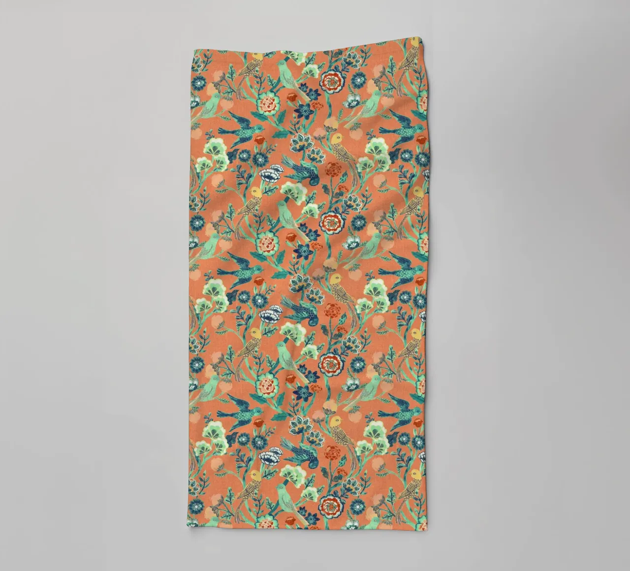 Cecilia Mok - Chintz indiano Paradise Aqua asciugamano da bagno da The Artcircle