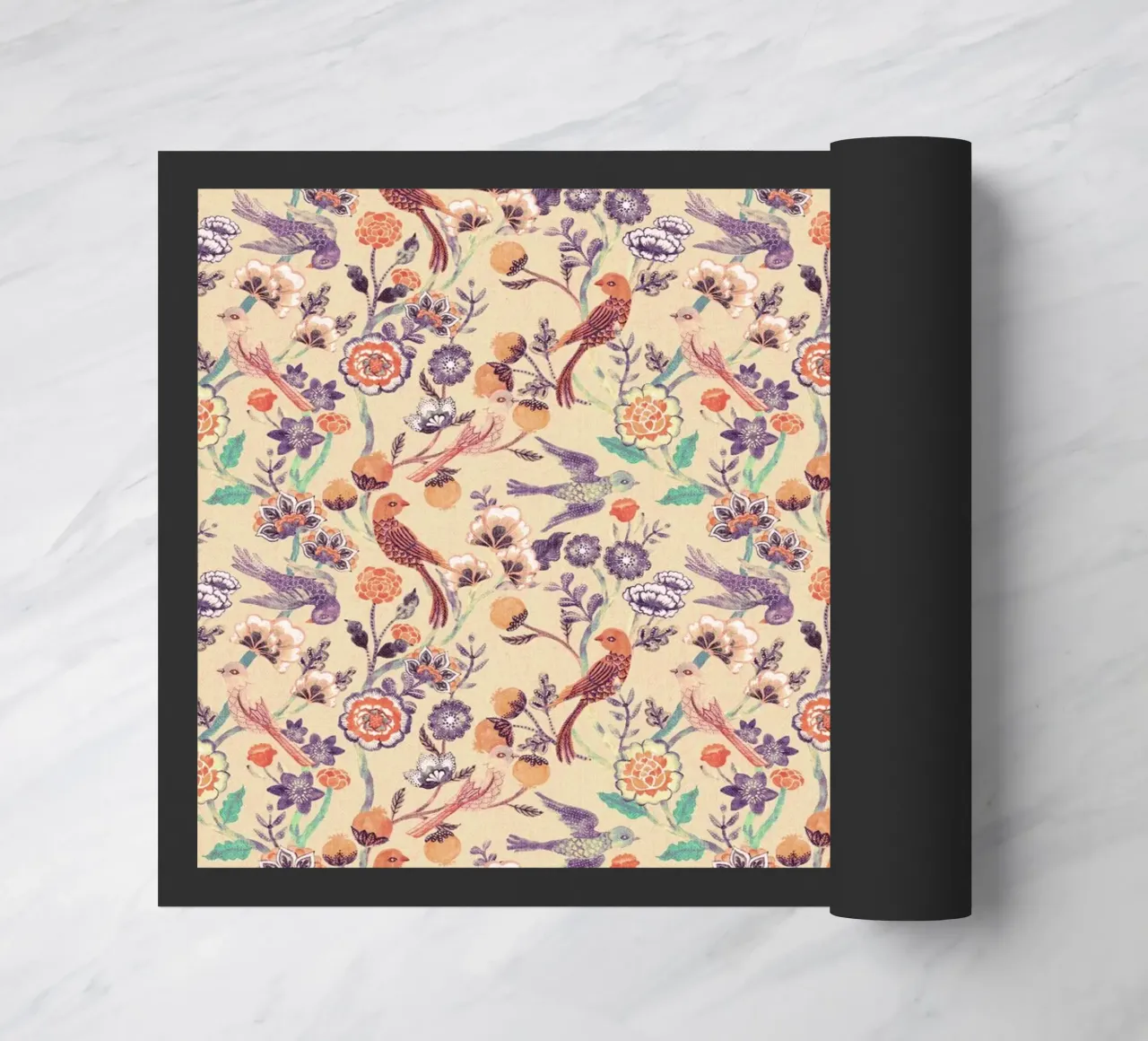 Cecilia Mok - Corallo chintz indiano zerbino da The Artcircle