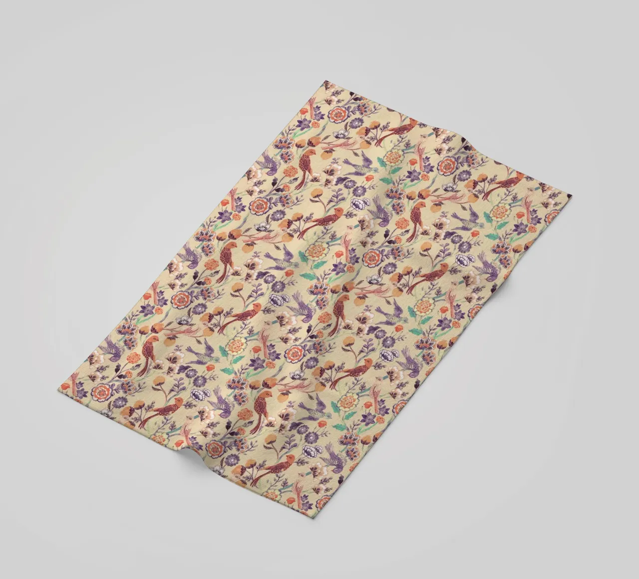 Cecilia Mok - Corallo chintz indiano telo mare da The Artcircle