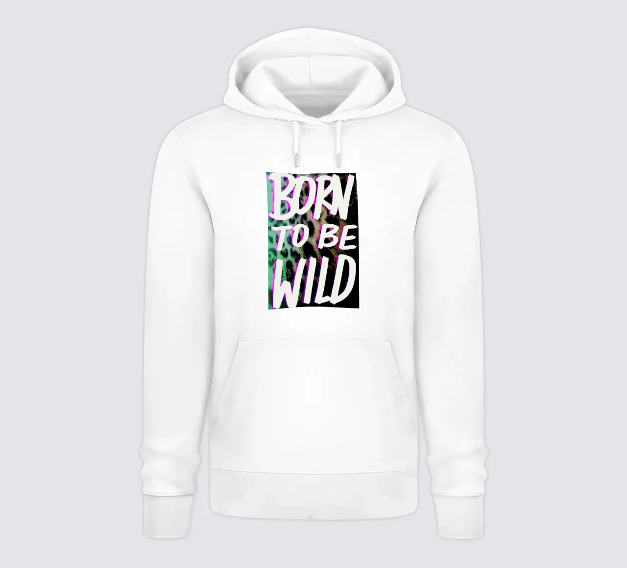 Born to be wild felpa con cappuccio da Leah Flores