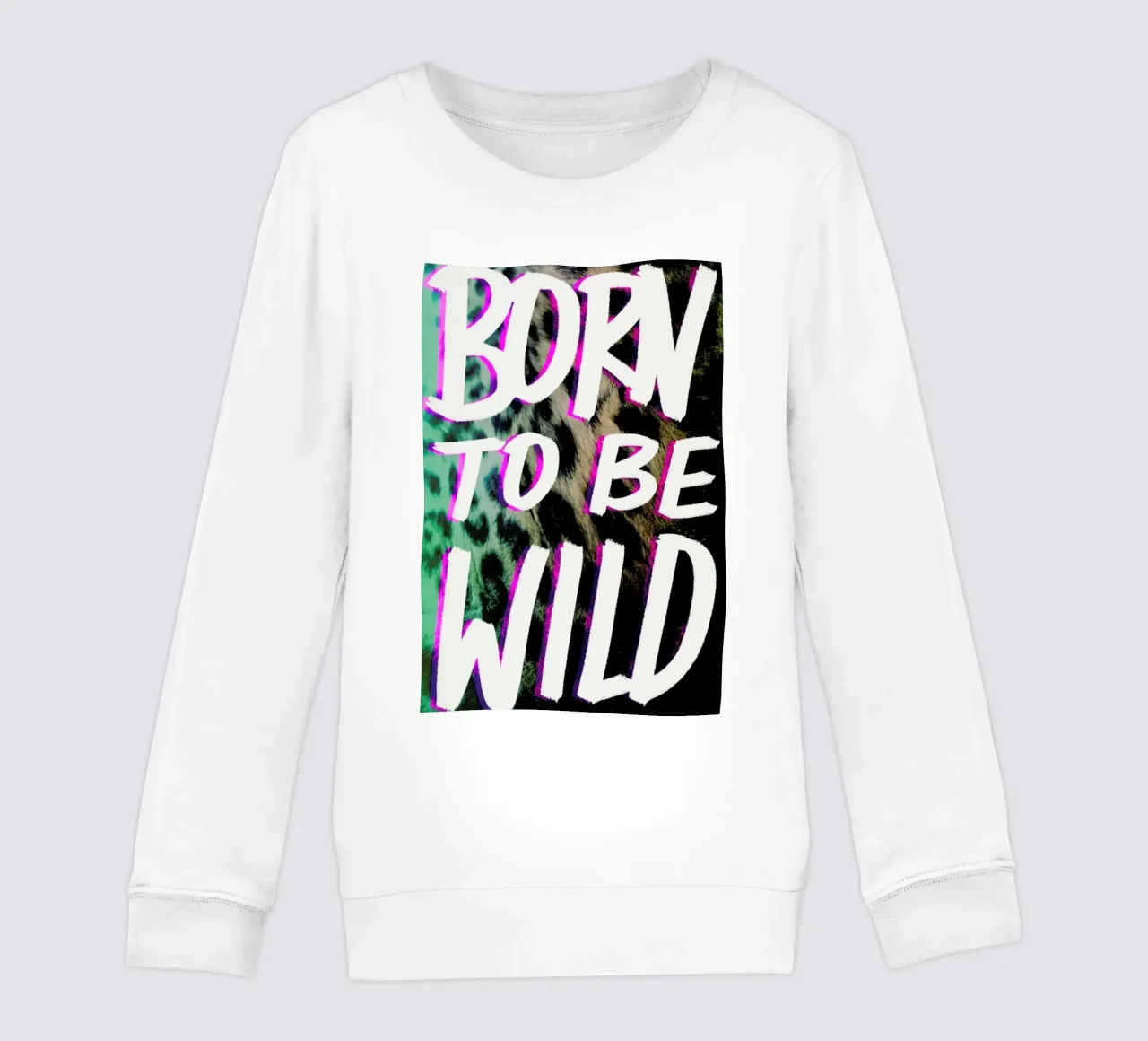 Born to be wild felpa bambino da Leah Flores
