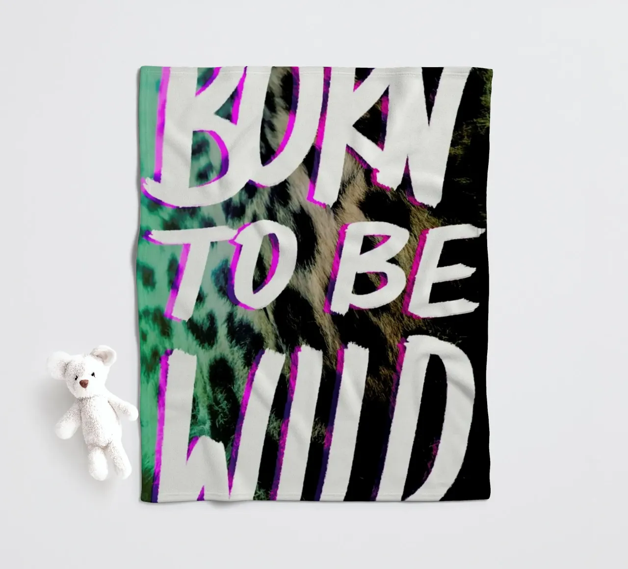 Born to be wild coperta in pile da Leah Flores