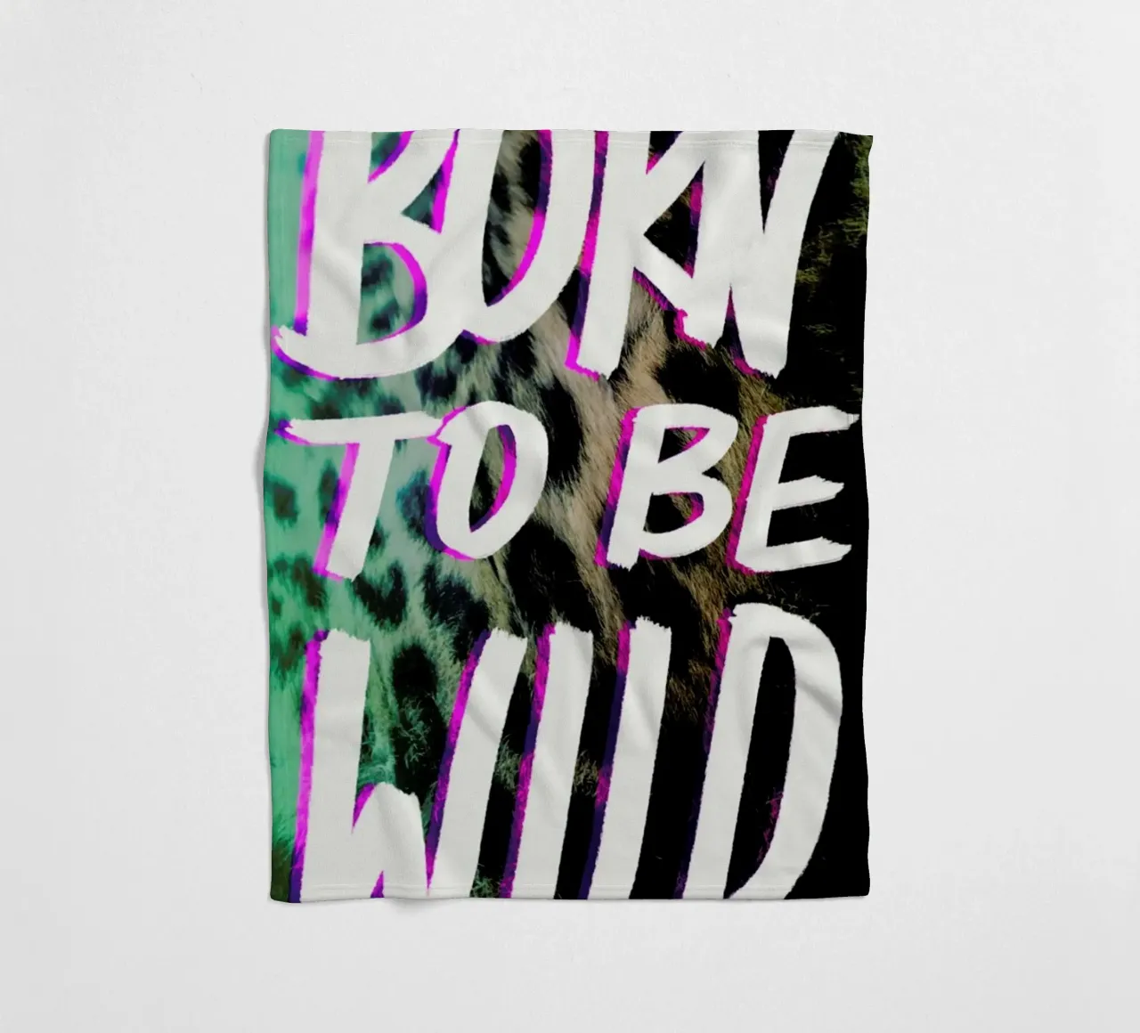 Born to be wild coperta in pile da Leah Flores