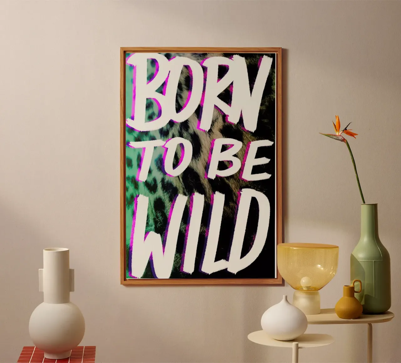 Born to be wild alluminio dibond da Leah Flores