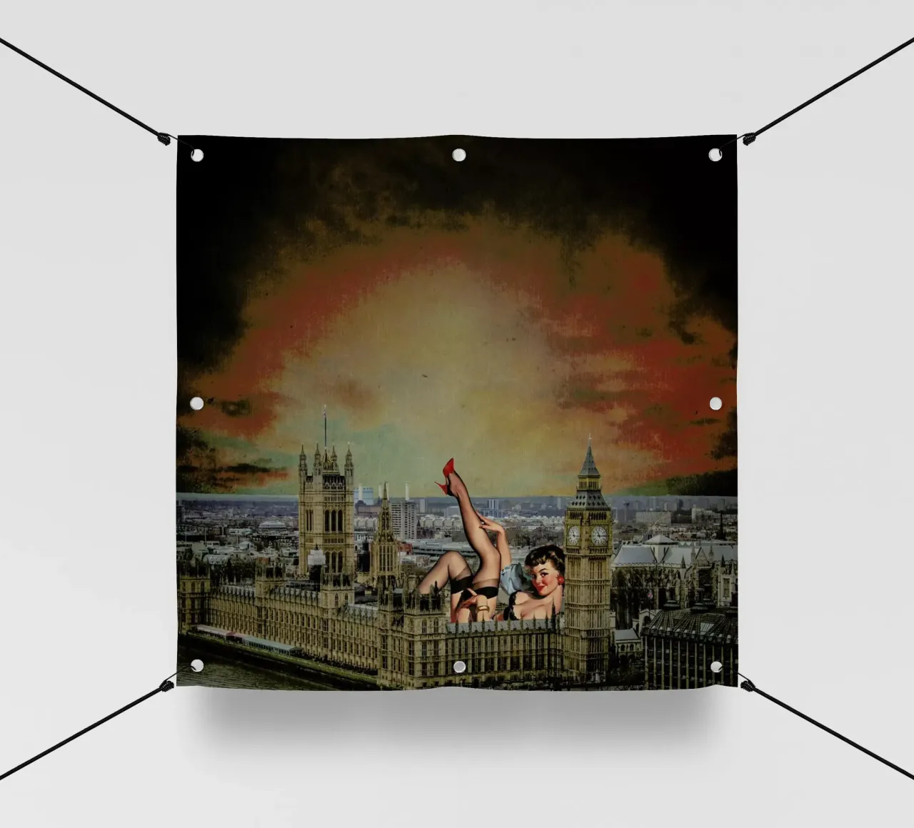 London Pinup telo in pvc da Jason Brueck