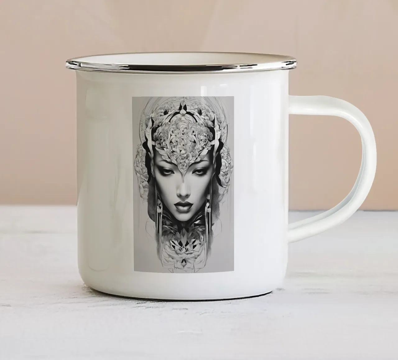 Magic 2 tazza in smalto da Rezh creations